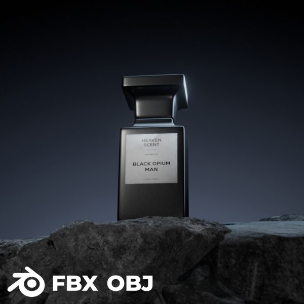 Heaven Scent Perfume 3D Model High Detail
